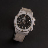 Mens Wrist Watch Grey Design HB Black